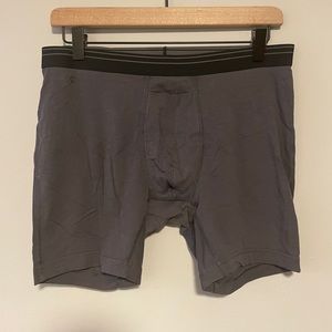 RHONE Grey 7” Boxer Brief Large